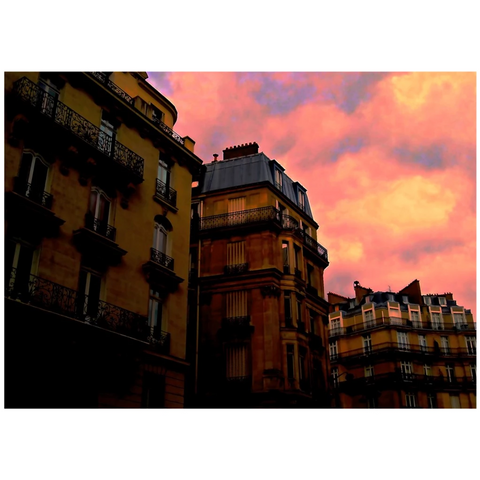 Arrondissement Sunset 5x7 Canvas Mini