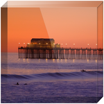 Sunset Pier Acrylic Block Prints