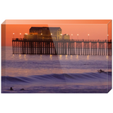 Sunset Pier Acrylic Block Prints