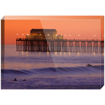 Sunset Pier Acrylic Block Prints