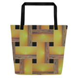 Sunset Plaid Tote Bag