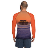 Sunset Pier Straight Cut Rash Guard