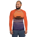 Sunset Pier Straight Cut Rash Guard