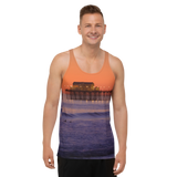 Sunset Pier Unisex Tank Top