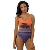 Sunset Pier One-Piece Swimsuit