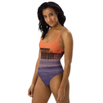 Sunset Pier One-Piece Swimsuit