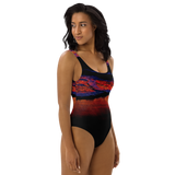 Technicolor Tide One-Piece Swimsuit