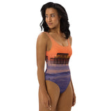 Sunset Pier One-Piece Swimsuit