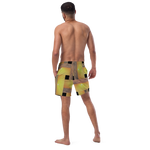 Sunset Plaid swim trunks