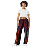 Technicolor Tide unisex wide-leg pants