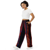 Technicolor Tide unisex wide-leg pants