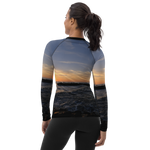 San Diego Sunset Tapered Cut Rash Guard