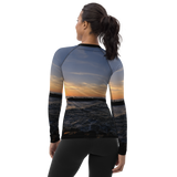 San Diego Sunset Tapered Cut Rash Guard