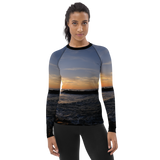 San Diego Sunset Tapered Cut Rash Guard