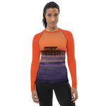 Sunset Pier Tapered Cut Rash Guard