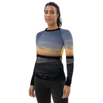 San Diego Sunset Tapered Cut Rash Guard