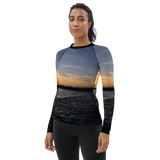 San Diego Sunset Tapered Cut Rash Guard