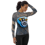 Resting Beach Face Tapered Cut Rash Guard