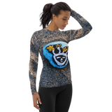 Resting Beach Face Tapered Cut Rash Guard