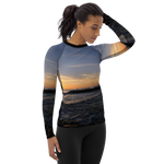 San Diego Sunset Tapered Cut Rash Guard