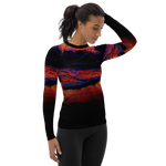 Technicolor Tide Tapered Cut Rash Guard