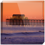 Sunset Pier Acrylic Block Prints