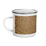 Sunset Swirl Enamel Mug