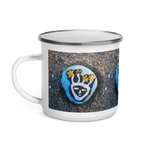 Resting Beach Face Enamel Mug