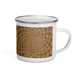 Sunset Swirl Enamel Mug