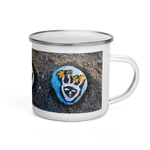 Resting Beach Face Enamel Mug