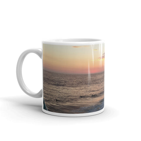 Sunset Surfers Coffee Mug