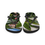 Positively Plumeria Flip-Flops