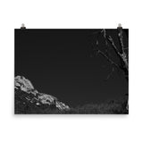 Pale Moon Peak Poster