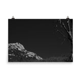 Pale Moon Peak Poster