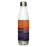 Sunset Pier Stainless Steel Water Bottle