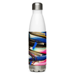 Stack of Surfboards Stainless Steel Water Bottle