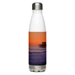 Sunset Pier Stainless Steel Water Bottle