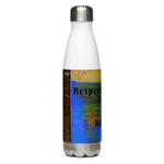 Respect the Beach Stainless Steel Water Bottle