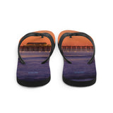 Sunset Pier Flip-Flops