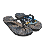 Resting Beach Face Flip-Flops