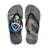 Resting Beach Face Flip-Flops