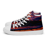 Technicolor Tide Women’s high top canvas shoes