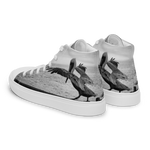 Pelican on a Pier women’s high top canvas shoes