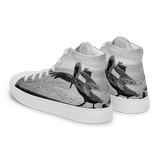 Pelican on a Pier women’s high top canvas shoes