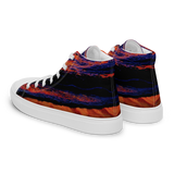 Technicolor Tide Women’s high top canvas shoes