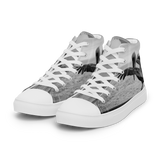 Pelican on a Pier women’s high top canvas shoes