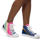 Surf's Up! women’s high top canvas shoes