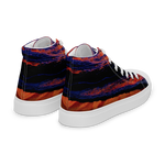 Technicolor Tide Women’s high top canvas shoes